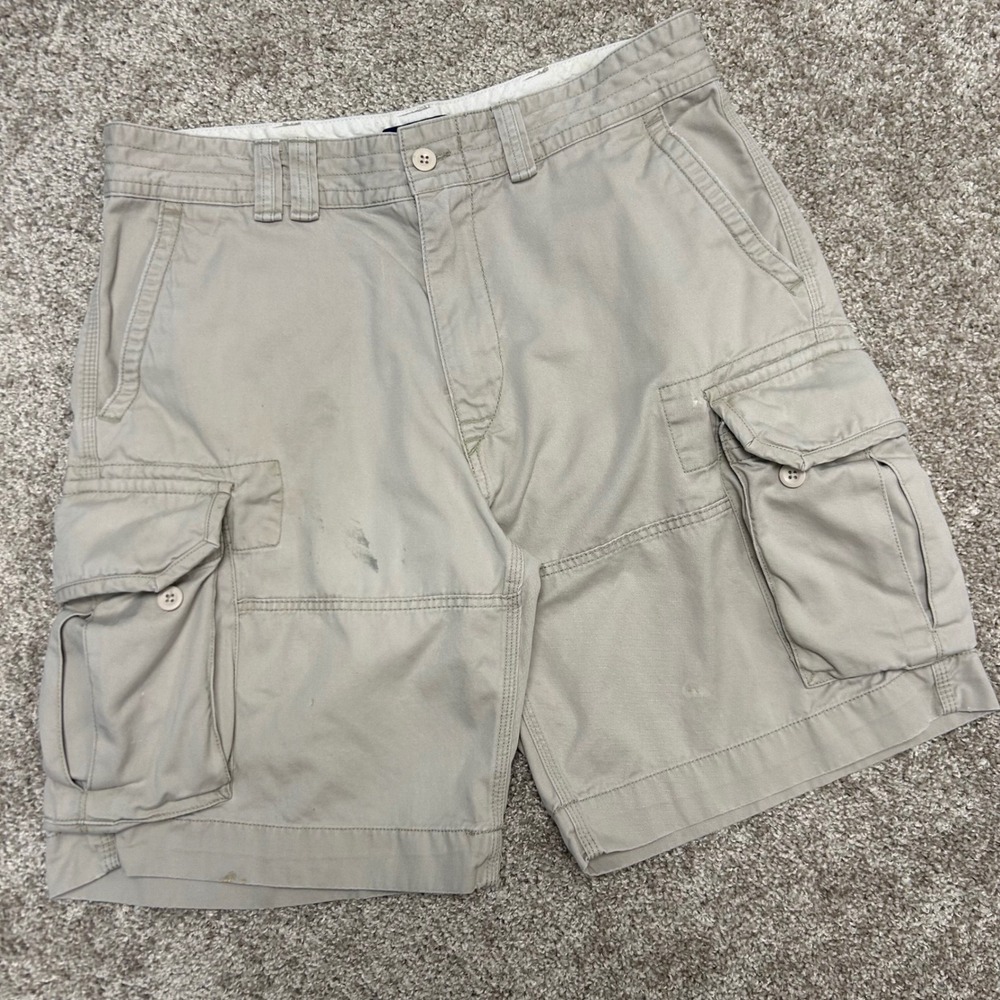Polo Ralph Lauren Classic Chino Cargo Shorts Men Size 34 Cotton Preppy
